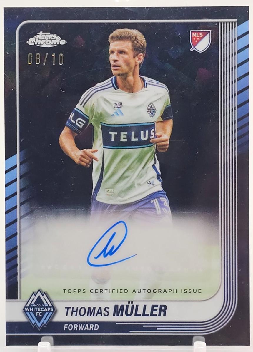 Thomas Muller #CA-TM 2025 Topps Chrome Sapphire MLS Autograph