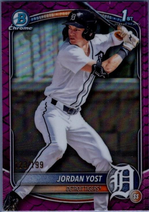 Jordan Yost [Fuchsia Reptilian Refractor] #BDC-162