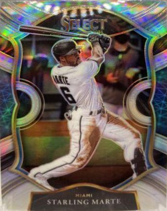 Starling Marte #1 Baseball Cards 2021 Panini Select