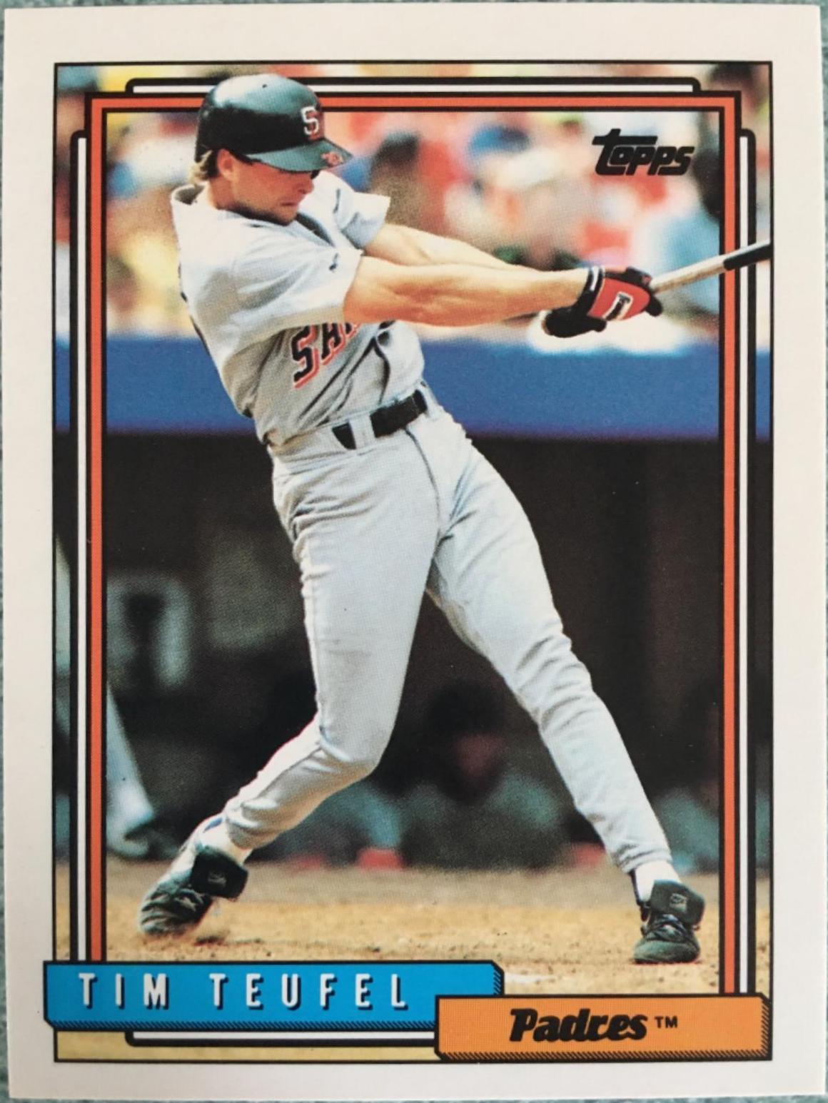 Tim Teufel #413 Baseball Cards 1992 Topps