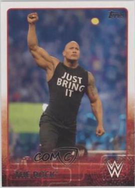 The Rock #62 Wrestling Cards 2015 Topps WWE