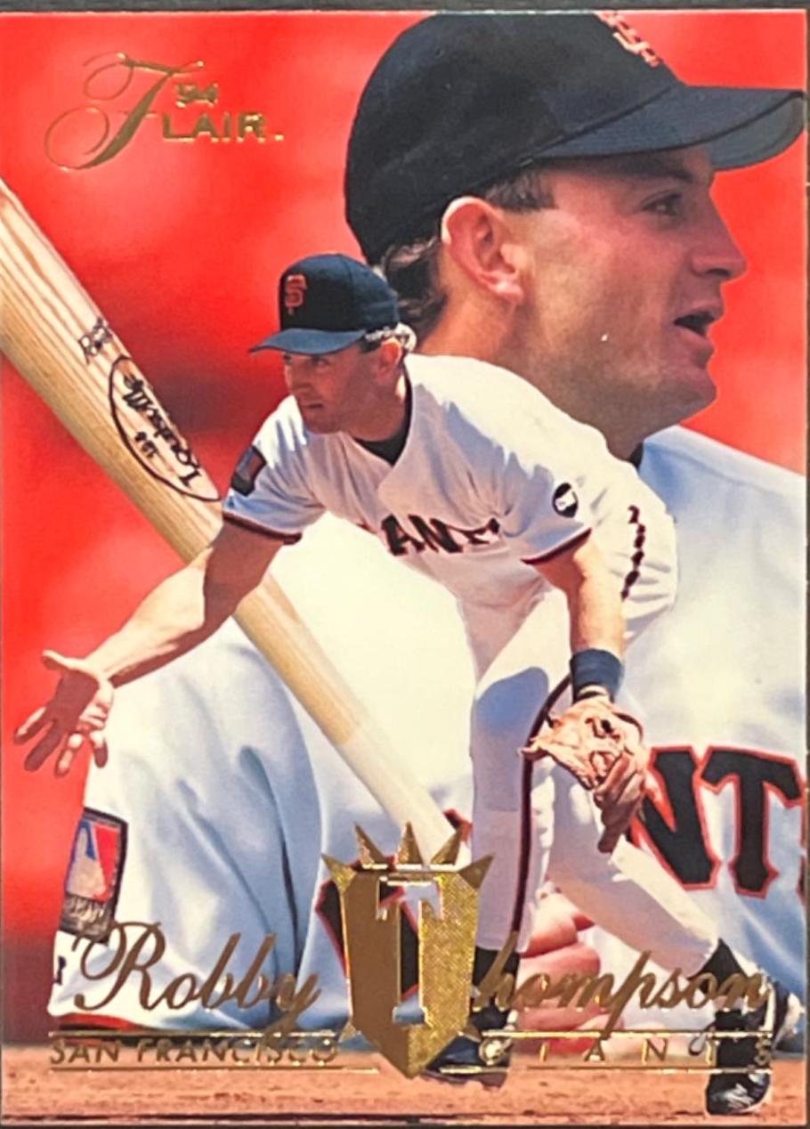 Robby Thompson #446 Baseball Cards 1994 Flair