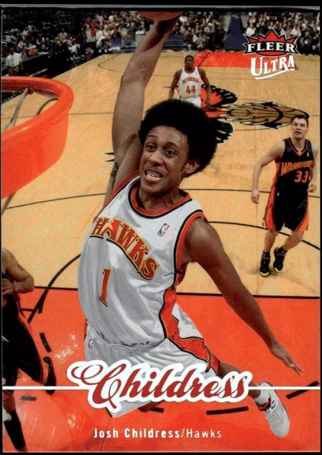 Josh Childress #3 Basketball Cards 2007 Ultra