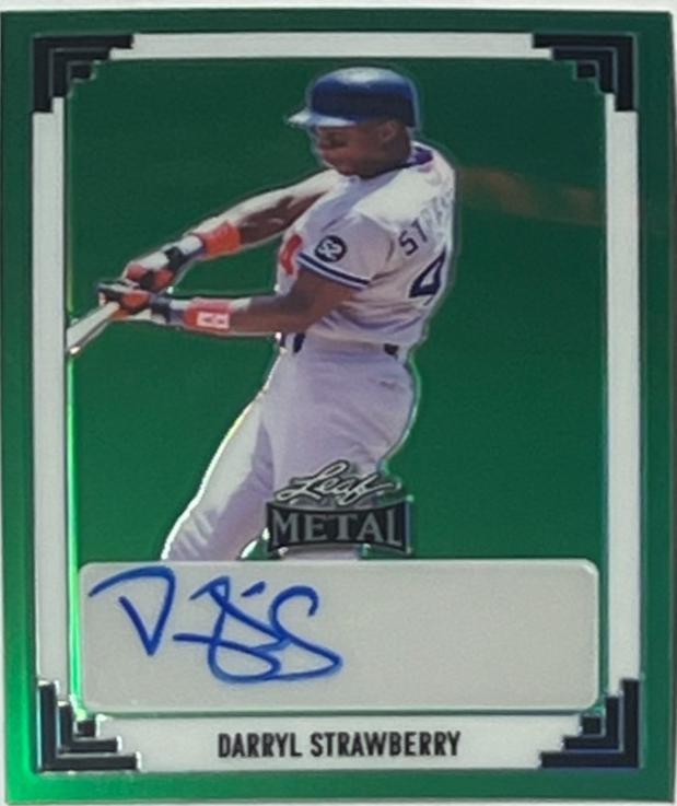 Darryl Strawberry #91A-DS2 2024 Leaf Metal 1991 Autograph Baseball