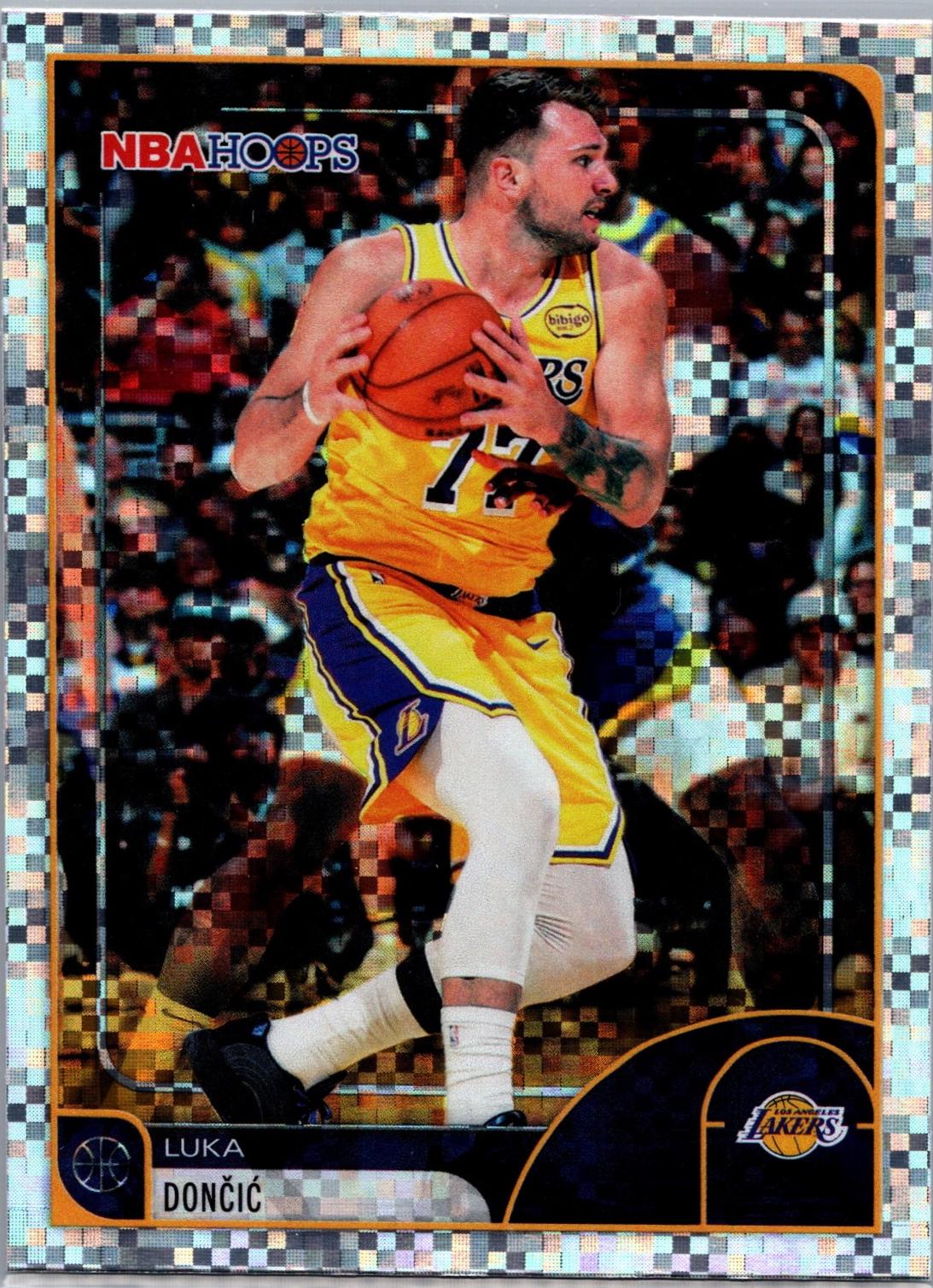 2025 Topps NBA Hoops Luka Doncic [Light Burst] #8 card