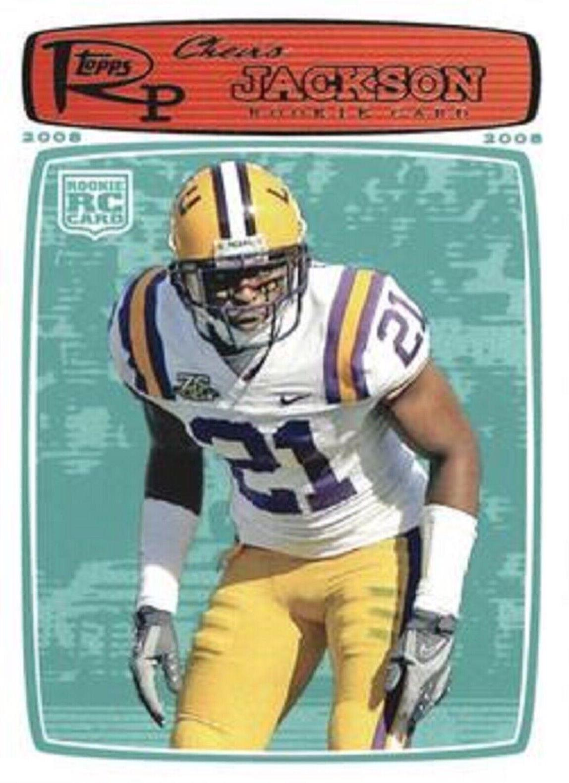 Chevis Jackson #55 Football Cards 2008 Topps Rookie Progression