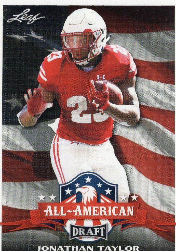 Jonathan Taylor #74 2020 Leaf Draft Football