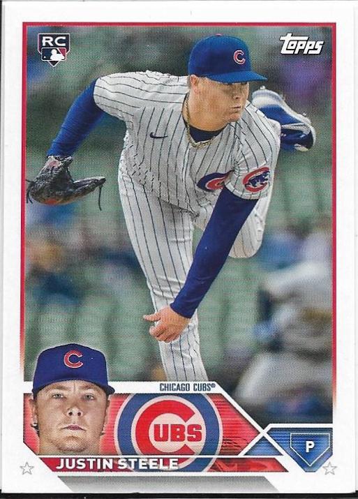 Justin Steele #CHC-3 Baseball Cards 2023 Topps Team Set