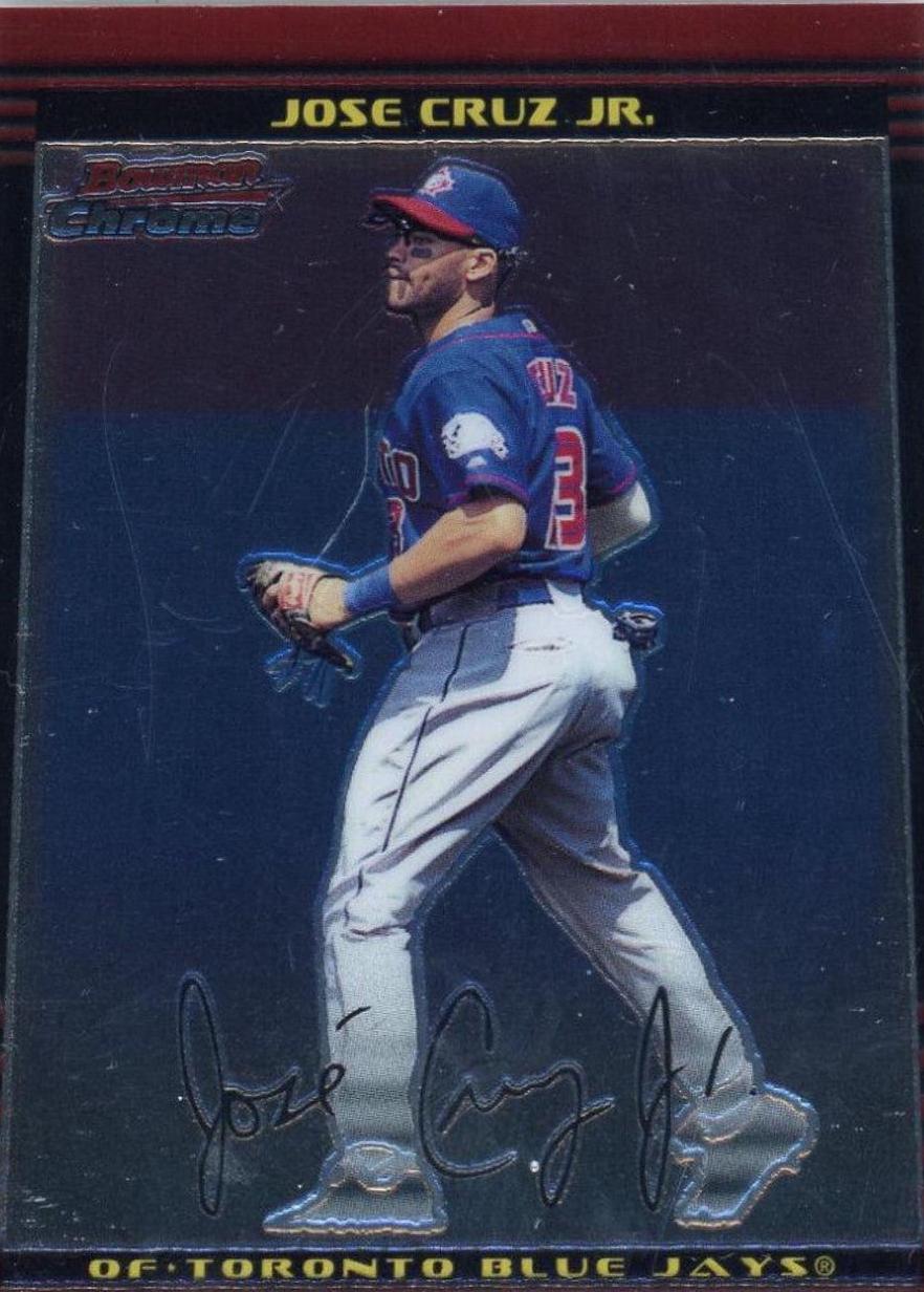 Jose Cruz Jr. #14 Baseball Cards 2002 Bowman Chrome