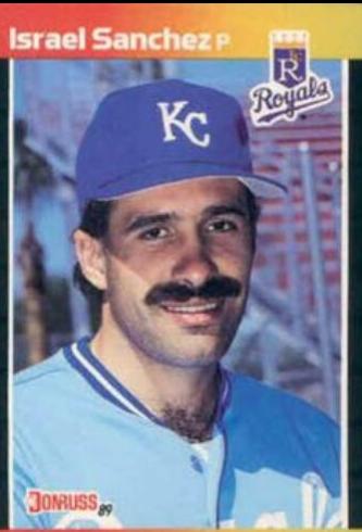 Israel Sanchez #474 Baseball Cards 1989 Donruss