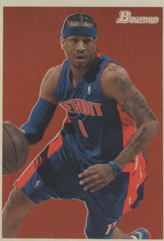 Allen Iverson #22 Basketball Cards 2009 Bowman '48