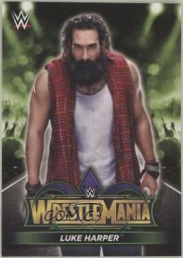 Luke Harper #R-38 Wrestling Cards 2018 Topps WWE Road To Wrestlemania 34 Roster