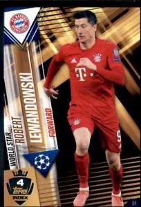 Robert Lewandowski #S4 Soccer Cards 2019 Topps Match Attax 101 World Star
