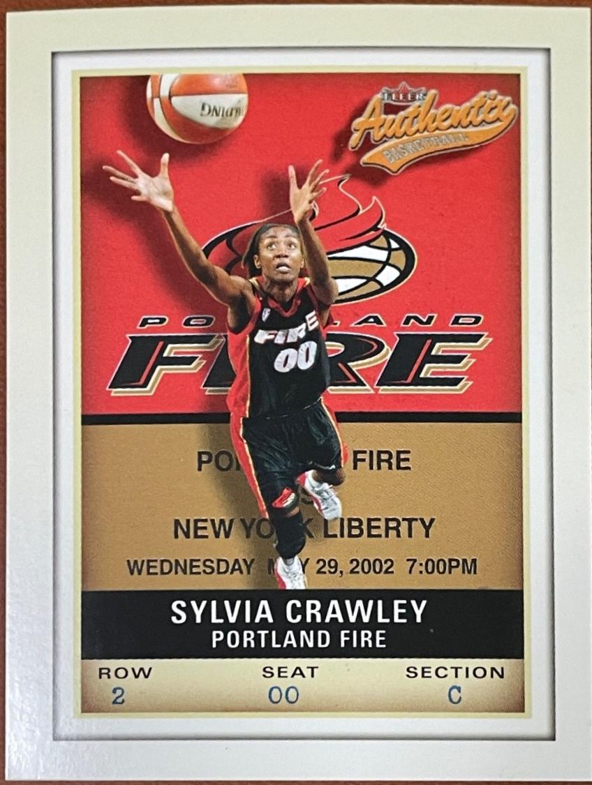 Sylvia Crawley #86 2002 Fleer Authentix WNBA