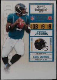 David Garrard #43 Football Cards 2010 Playoff Contenders
