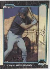 Lance Berkman [Refractor] #295 Baseball Cards 1999 Bowman Chrome International Prices