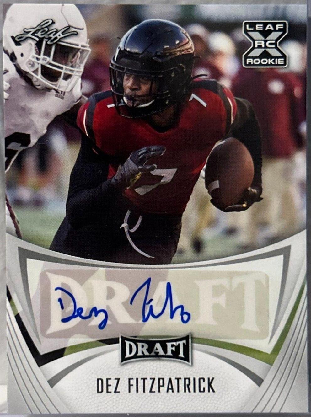 Dez Fitzpatrick #BA-DF1 Football Cards 2021 Leaf Draft Autograph