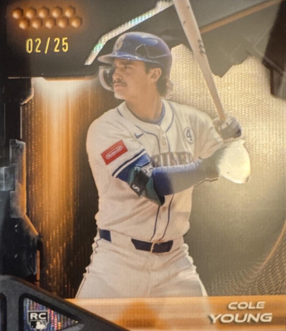 Cole Young #68 2026 Topps Chrome Black Baseball