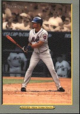 Jose Reyes #58 Baseball Cards 2005 Topps Turkey Red