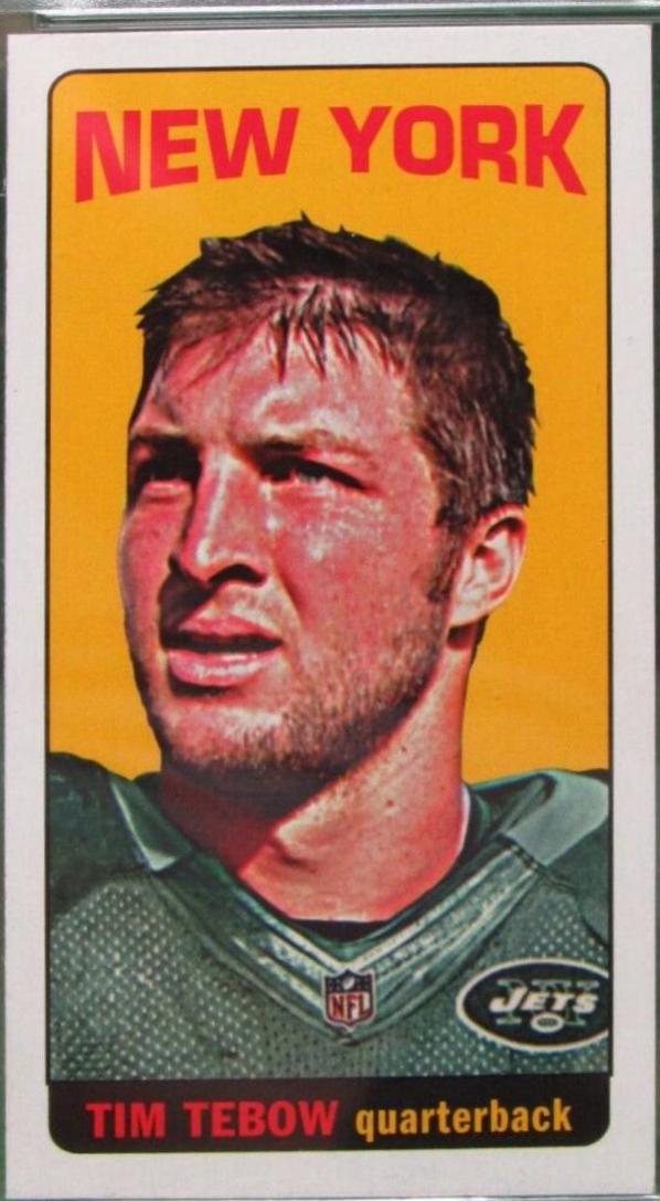 Tim Tebow #52 Football Cards 2012 Topps 1965 Inserts