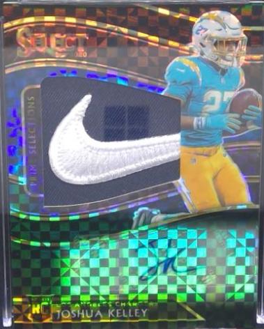 Joshua Kelly #PSS-JKE Football Cards 2020 Panini Select Prime Selections Signatures