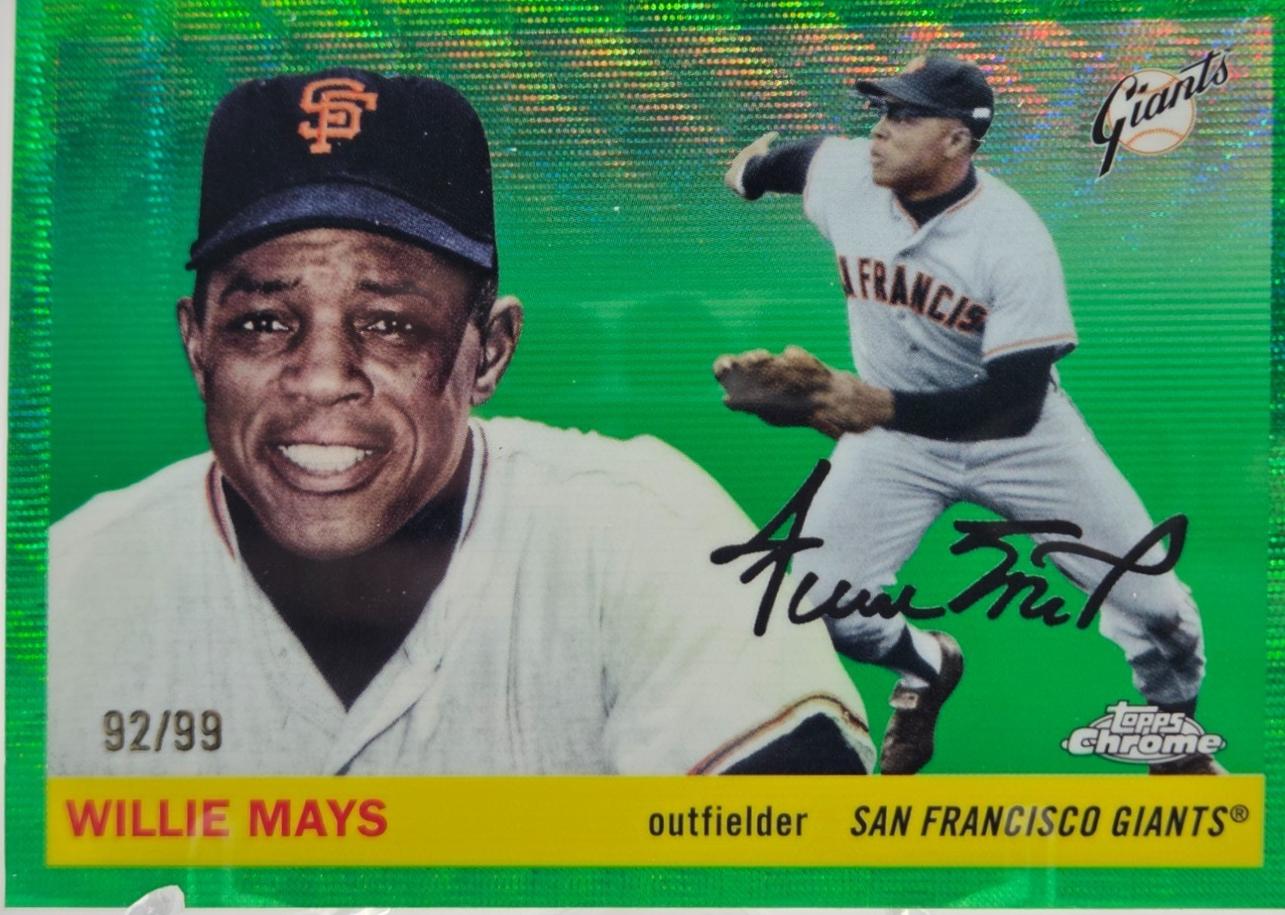 Willie Mays #469 2025 Topps Chrome Platinum Baseball