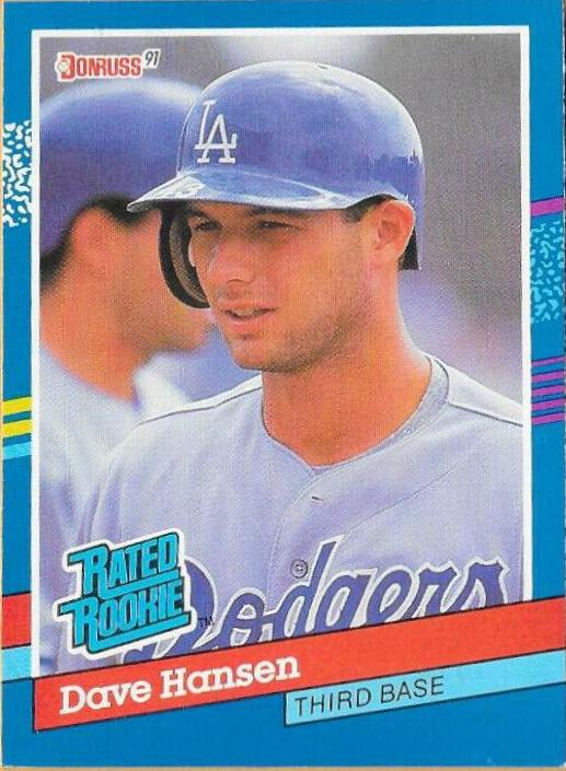 Dave Hansen #45 Baseball Cards 1991 Donruss