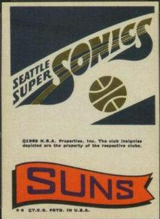 Seattle Supersonics Suns
