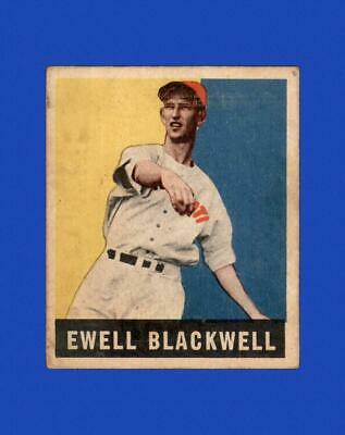 Ewell Blackwell #39 Baseball Cards 1948 Leaf