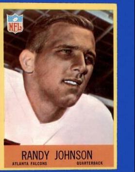Randy Johnson #4 Football Cards 1967 Philadelphia