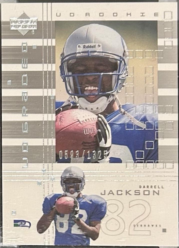 Darrell Jackson #117 2000 Upper Deck Graded Football