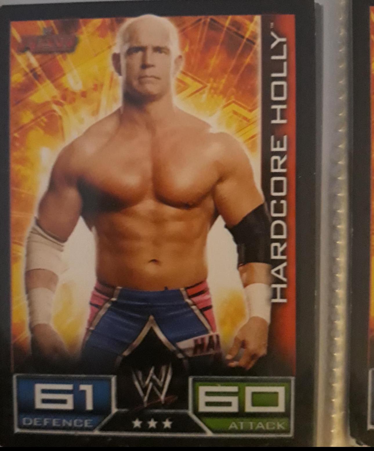 Hardcore Holly Wrestling Cards 2008 Topps WWE Slam Attax