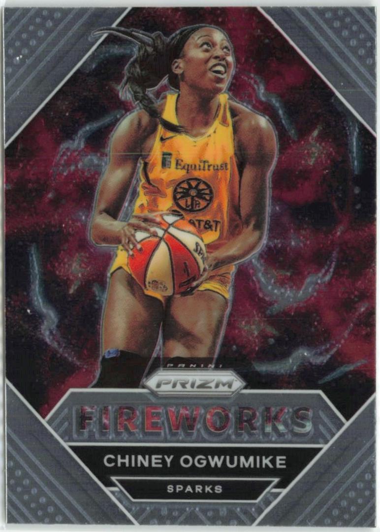 Chiney Ogwumike #19 2021 Panini Prizm WNBA Fireworks