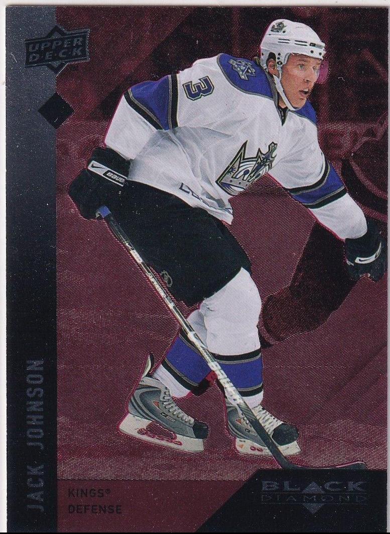 Jack Johnson #42 Hockey Cards 2009 Upper Deck Black Diamond