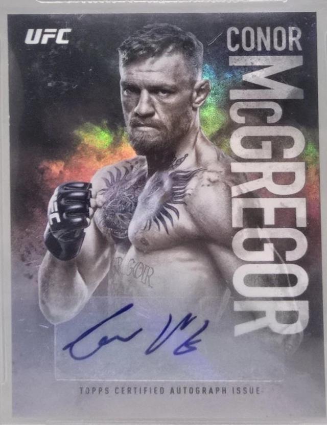 Conor McGregor #FA-CM Ufc Cards 2017 Topps UFC Fire Autographs