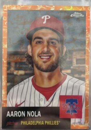 Aaron Nola [Toile White Orange] #167