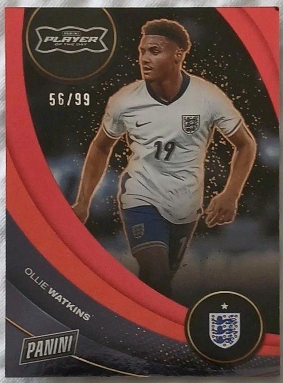 Ollie Watkins #56 2026 Panini Player Of The Day Soccer