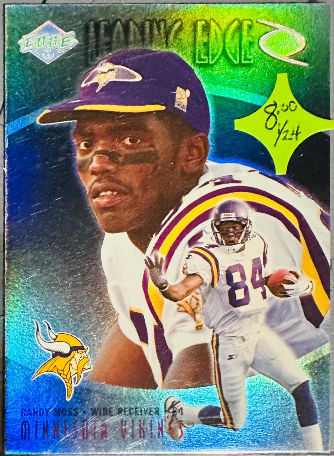 Randy Moss #17 Football Cards 1998 Collector's Edge Odyssey Leading