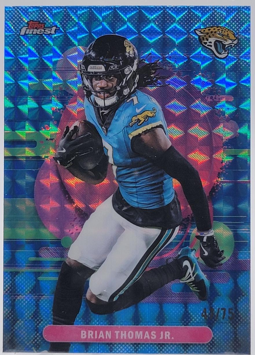 Brian Thomas Jr. [Blue Geometric] #167