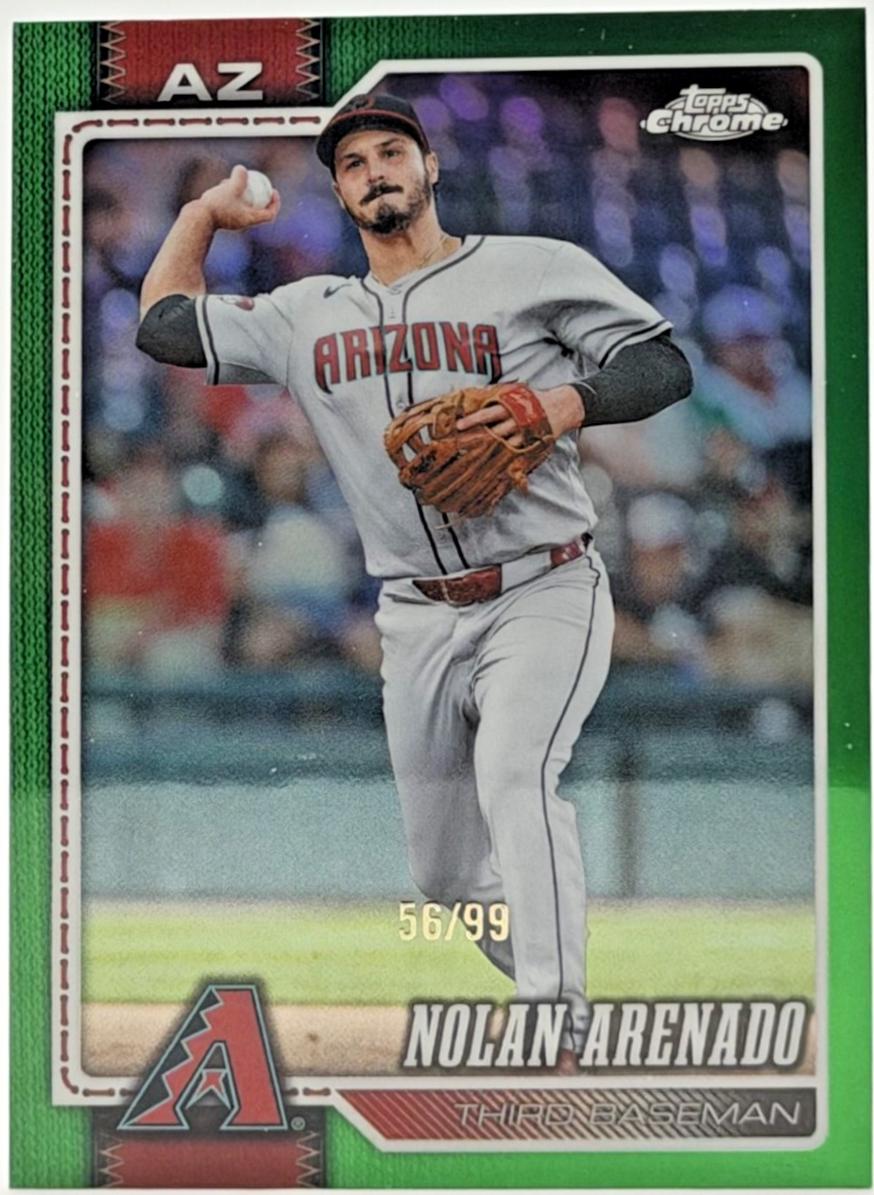 Nolan Arenado [Green Refractor] (2026 Topps Chrome)
