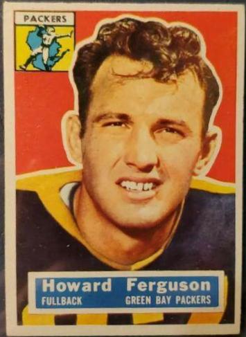 Howard Ferguson #31 Football Cards 1956 Topps