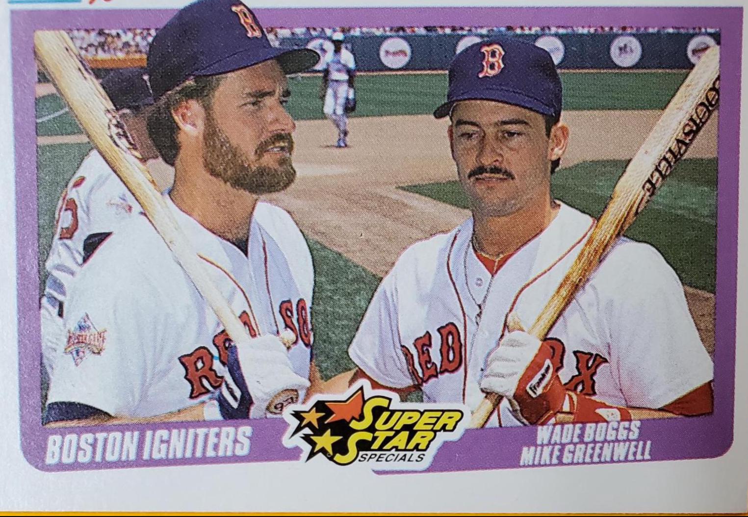 Wade Boggs, Mike Greenwell #632 Baseball Cards 1990 Fleer