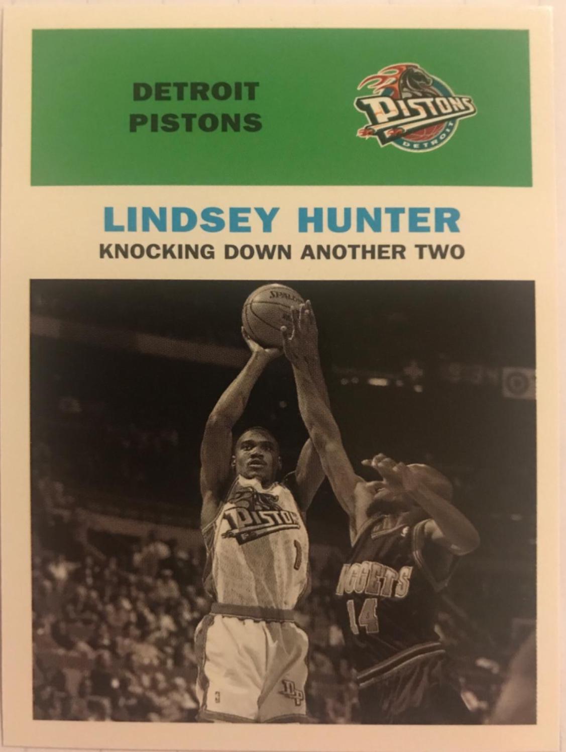 Lindsey Hunter #95 Basketball Cards 1998 Fleer Tradition Vintage '61