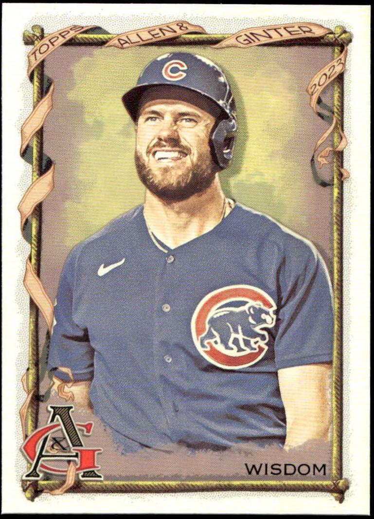 Patrick Wisdom #195 Baseball Cards 2023 Topps Allen & Ginter
