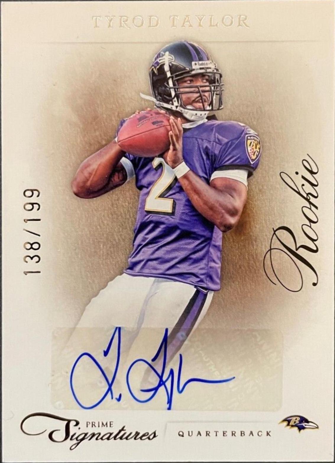 Tyrod Taylor #214 2011 Panini Prime Signatures Football