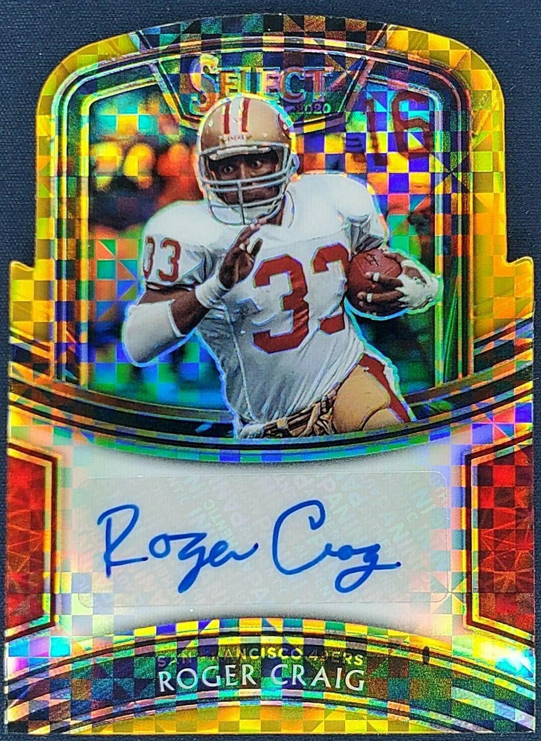 Roger Craig [Gold Prizm Die-Cut]