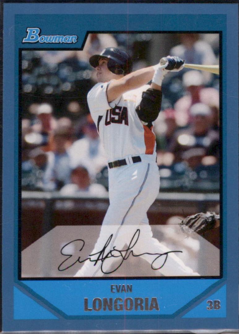 Evan Longoria [Blue] #BDPP99