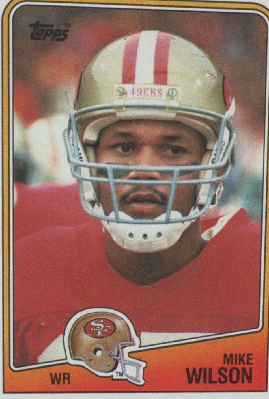 Mike Wilson #44 Football Cards 1988 Topps