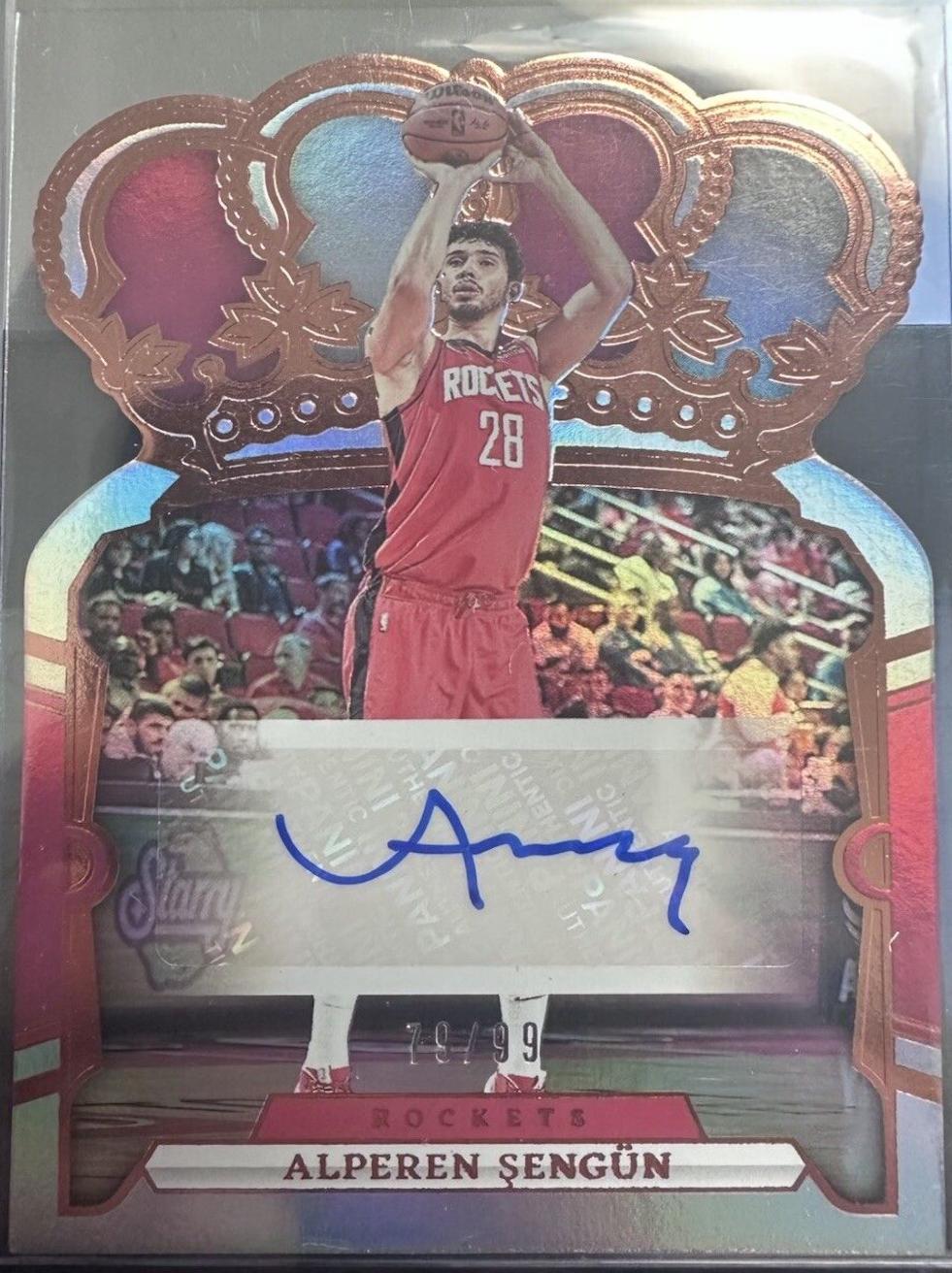 Alperen Sengun [Pink] #CA-ALP Prices | 2023 Panini Crown Royale 
