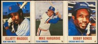 Bobby Bonds, Eliott Maddox, Mike Hargrove